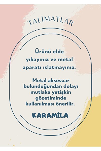 KARAMİLA 2'Lİ BEBEK EMZİK ASKISI EMZİK TUTACAĞI