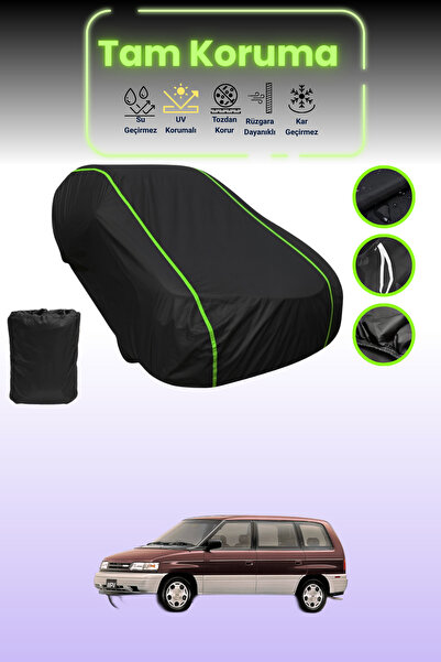 Dokaca Neo غطاء حماية للسيارة من القماش الأسود اللامع قماش مجدّل مازدا MPV 1 ...