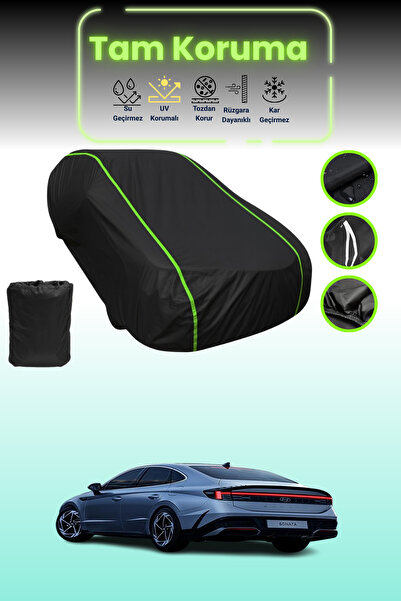 Dokaca Neo غطاء حماية للسيارة من القماش الأسود اللامع قماش مجدّل متوافق مع سي...