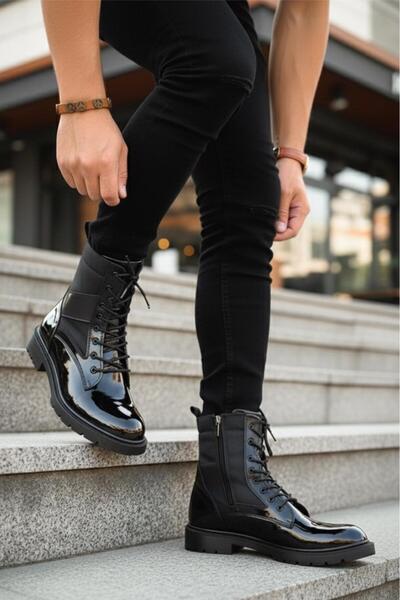 Oksit Gabinnos Zippered Men's Military Boots