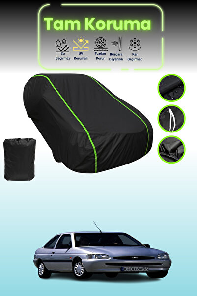 Dokaca Neo غطاء حماية للسيارة باللون الأسود النيون قماش مجدّل فورد إسكورت 3 أ...