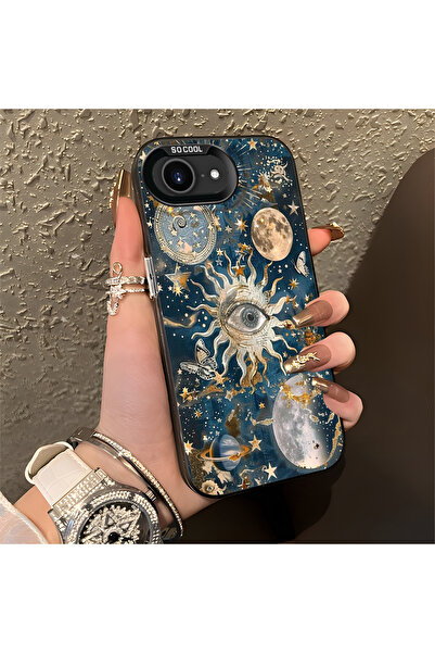 Hontinga iPhone 17e Uyumlu Silikon Kenar Sert Arka Anti Düşme Telefon Kılıfı ...
