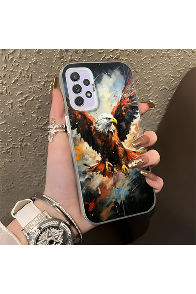 Hontinga حافظة متوافقة مع هاتف سامسونج جالاكسي A72، حافظة هاتف صلبة مضادة للس...