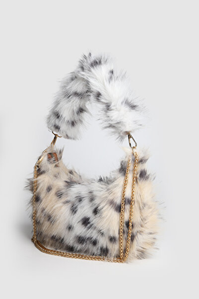 La La'Graccio Paris Geantă de mână și crossbody Lagraccio Paris pentru femei Lior, din pluș, cu curea dublă