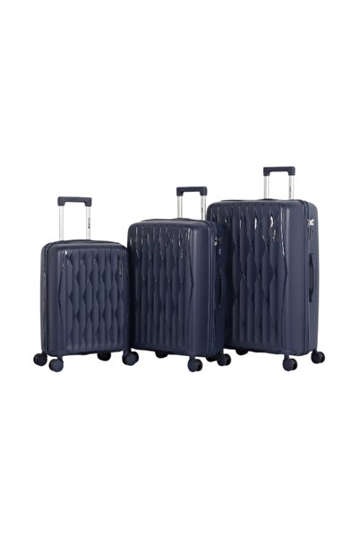 AVIATOR Luxury and complete travel bag set – 3 pieces made of durable, break-resistant polypropylene
