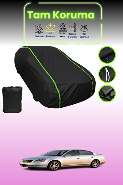 Dokaca Neo غطاء حماية للسيارة من القماش الأسود اللامع قماش مجدّل نيسان ألتيما...