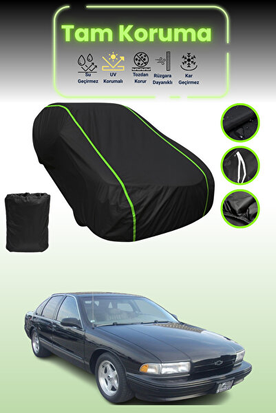 Dokaca Neo غطاء حماية للسيارة من القماش الأسود اللامع قماش مجدّل شيفروليه إمب...