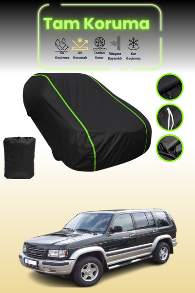 Dokaca Neo غطاء حماية للسيارة من القماش الأسود المتوافق مع سيارة ايسوزو تروبر...