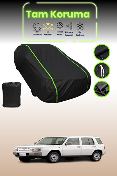 Dokaca Neo غطاء حماية للسيارة من القماش الأسود المتوافق مع نيسان راشين قماش مجدّل من نيون