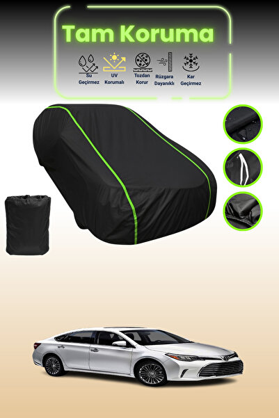 Dokaca Neo غطاء حماية للسيارة من القماش الأسود النيون قماش مجدّل تويوتا أفالو...