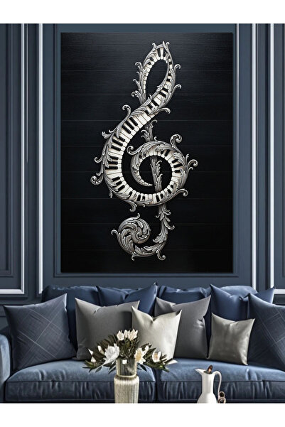 KanvasSepeti Sol Switched Key To Music Pictură în ulei de înaltă calitate tex...