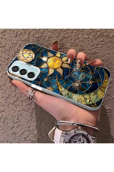 Hontinga حافظة هاتف متوافقة مع هاتف سامسونج جالاكسي M15، غطاء خلفي صلب مضاد ل...