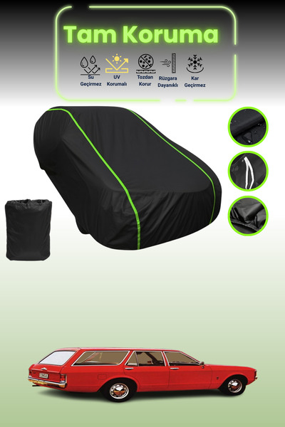 Dokaca Neo غطاء حماية للسيارة من القماش الأسود المتوافق مع سيارة فورد كونسول ...