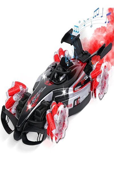 Generic لعبة سيارة الانجراف بجهاز تحكم عن بعد مع أضواء LED وموسيقى 2.4 جيجاهر...