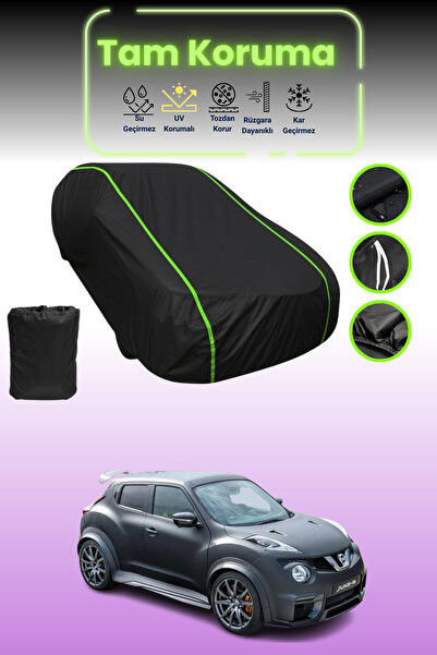 Dokaca Neo غطاء حماية من القماش للسيارة باللون الأسود النيون قماش مجدّل نيسان...