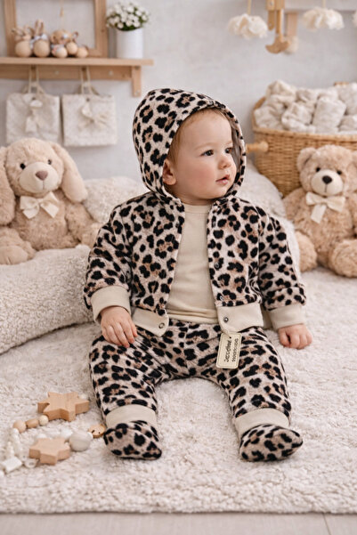tinitins طقم أطفال مكون من 3 قطع من نوع ليوبارد ستابلر بودي