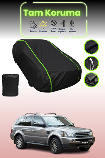 Dokaca Neo غطاء حماية للسيارة متوافق مع لاند روفر رينج روفر سبورت 2005 - 2009 باللون الأسود النيون قماش مجدّل
