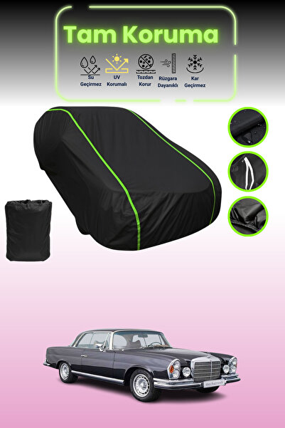 Dokaca Neo غطاء حماية للسيارة من القماش الأسود اللامع قماش مجدّل مرسيدس-بنز W...