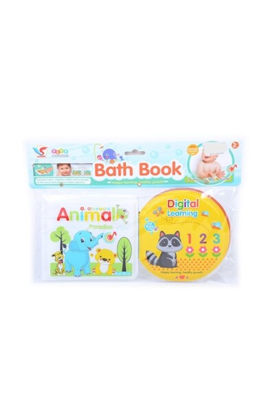 OEM Set de 2 cărți educative pentru baie cu sunet