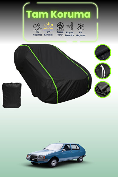 Dokaca Neo غطاء حماية للسيارة من القماش الأسود المتوافق مع سيتروين فيزا قماش ...