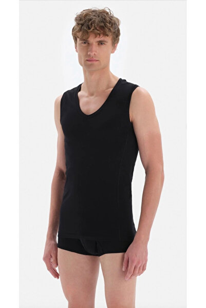 Dagi Men's V-Neck Sleeveless 10-Pack Undershirts/T-Shirts