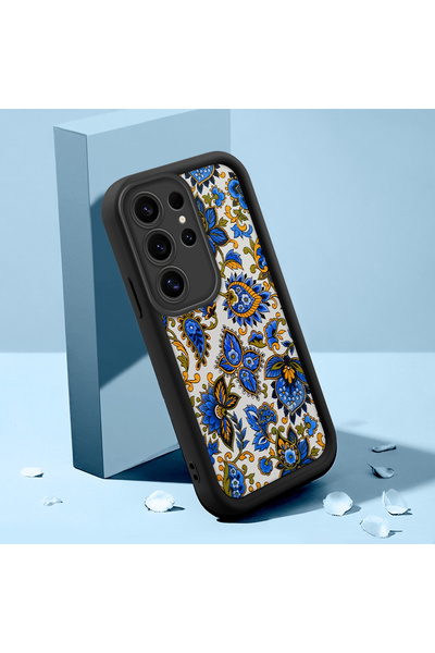 Hontinga حافظة هاتف سامسونج جالاكسي S24 ألترا متوافقة مع السيليكون الناعم ومض...