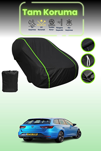 Dokaca Neo غطاء حماية من القماش للسيارة متوافق مع سيارة نيون قماش مجدّل سيات ليون سانت كوبرا 2015 - 2021 باللون الأسود