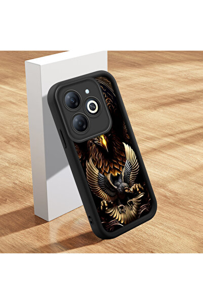 Hontinga حافظة هاتف من السيليكون الناعم متوافقة مع هاتف Infinix Smart 8/8 Pro...