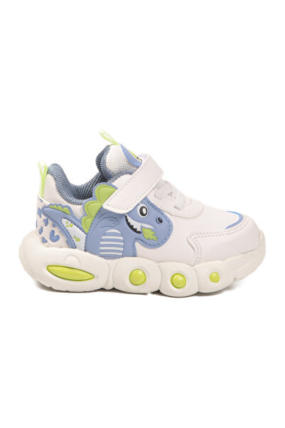 Cool Pantofi sport pentru copii, unisex, cu velcro alb, Dinito B