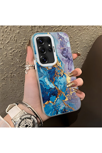 Hontinga حافظة متوافقة مع هاتف سامسونج جالاكسي S25 الترا، حافظة صلبة مضادة لل...