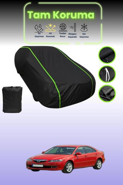 Dokaca Neo غطاء حماية للسيارة من القماش الأسود اللامع قماش مجدّل مازدا 6 1 ها...