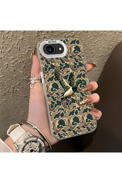 Hontinga حافظة متوافقة مع هاتف iPhone 16e، حافظة هاتف صلبة مضادة للسقوط، نمط ...