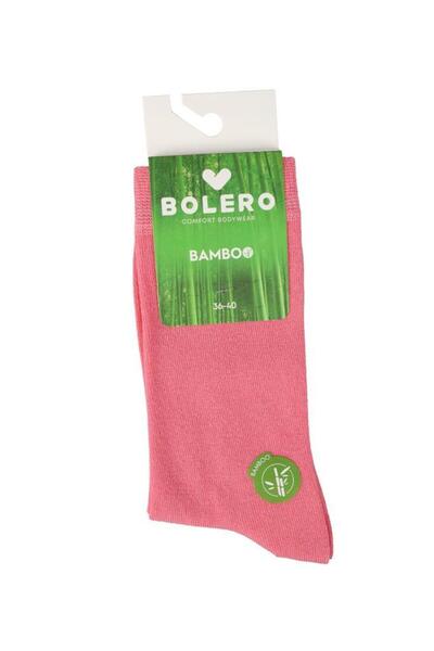 Bolero Women's Stitch-Free Bamboo Socks Pink