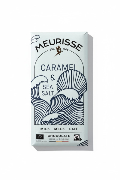 Meurisse Caramel & Sea Salt (Karamelli ve Deniz Tuzlu) 100 G. Organik BELÇİKA...