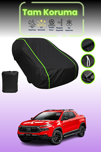 Dokaca Neo غطاء حماية للسيارة من القماش الأسود المتوافق مع سيارة فيات تورو قم...