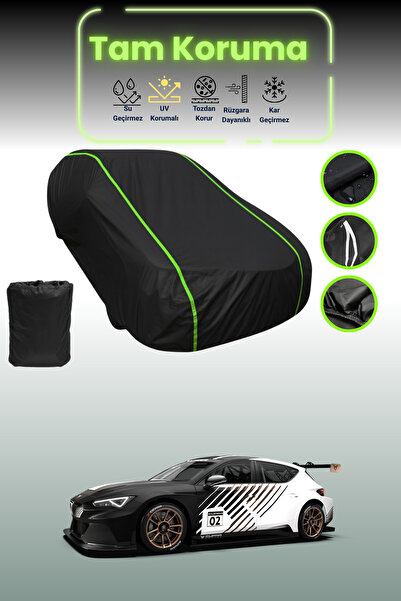 Dokaca Neo غطاء حماية للسيارة من القماش الأسود المتوافق مع نيون قماش مجدّل كوبرا فورمينتور