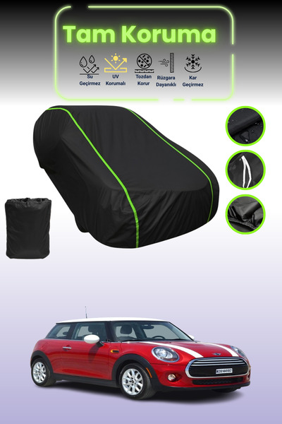 Dokaca Neo غطاء حماية من القماش لسيارة ميني كوبر هاتشباك قماش مجدّل باللون ال...