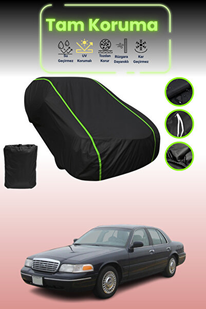 Dokaca Neo غطاء حماية للسيارة من القماش الأسود المتوافق مع سيارة فورد كراون ف...