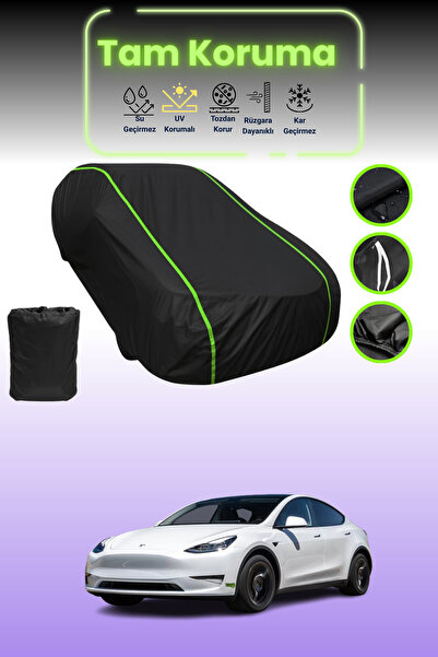 Dokaca Neo غطاء حماية للسيارة من القماش الأسود المتوافق مع موديل قماش مجدّل م...