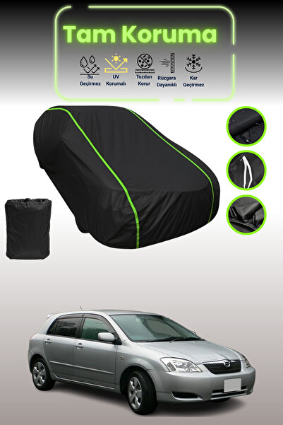 Dokaca Neo غطاء حماية للسيارة من القماش الأسود المتوافق مع سيارة تويوتا كورولا رانكس قماش مجدّل