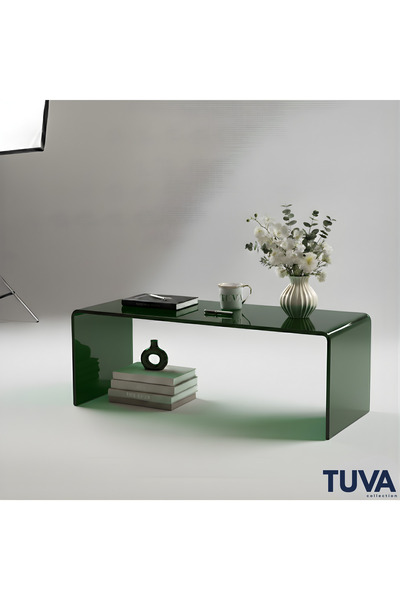 TUVA REKLAM Monarch Grande - TUVA Şeffaf Pleksi Orta Sehpa | Modern Akrilik S...