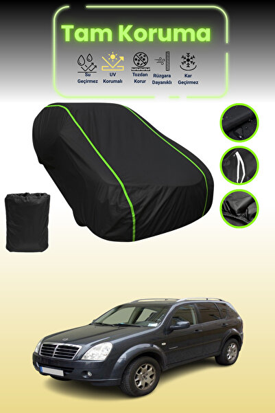 Dokaca Neo غطاء حماية للسيارة باللون الأسود النيون قماش مجدّل متوافق مع سيارة...