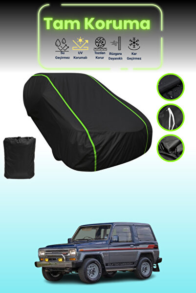 Dokaca Neo غطاء حماية للسيارة من القماش الأسود المتوافق مع تويوتا بليزارد قماش مجدّل من نيون