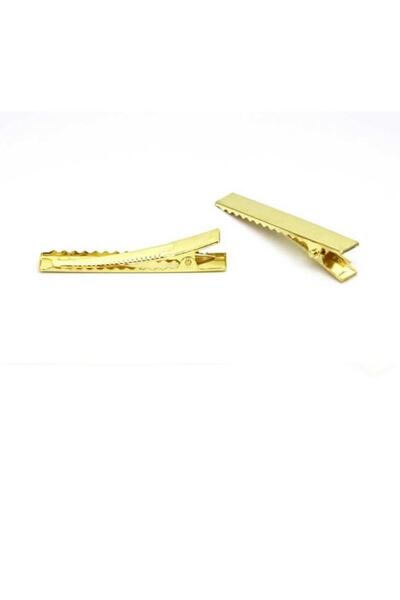 10 ADET - 5.5 CM NİKEL KAPLAMA MAŞA TOKA, PENS TOKA, TİMSAH TOKA, SAÇ TOKASI, 1.KALİTE YERLİ ÜRETİM