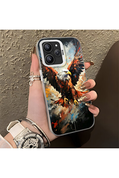 Hontinga حافظة متوافقة مع هاتف Xiaomi Redmi 12 4G، حافظة صلبة مضادة للسقوط، ن...