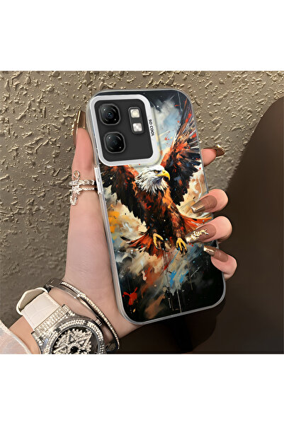 Hontinga حافظة متوافقة مع هاتف Infinix Hot 50i، حافظة هاتف صلبة مضادة للسقوط ...