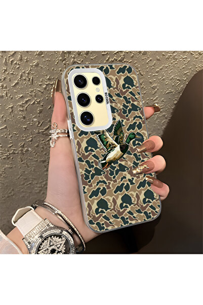 Hontinga حافظة متوافقة مع هاتف سامسونج جالاكسي S24 الترا، حافظة هاتف صلبة مضا...