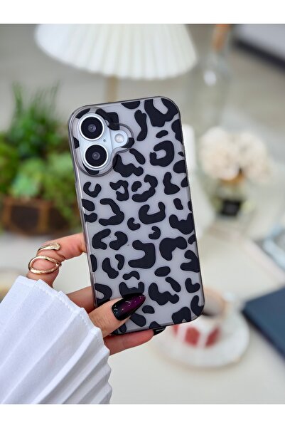 Go Aksesuar Iphone 16 Uyumlu MAT BASKI Parmak İzi Bırakmaz Şeffaf Kılıf