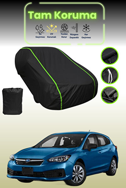 Dokaca Neo غطاء حماية للسيارة من القماش الأسود اللامع قماش مجدّل سوبارو إمبري...