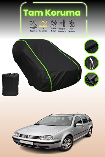 Dokaca Neo Black Neon Corded Fabric Volkswagen Golf 4 Variant Compatible Auto...